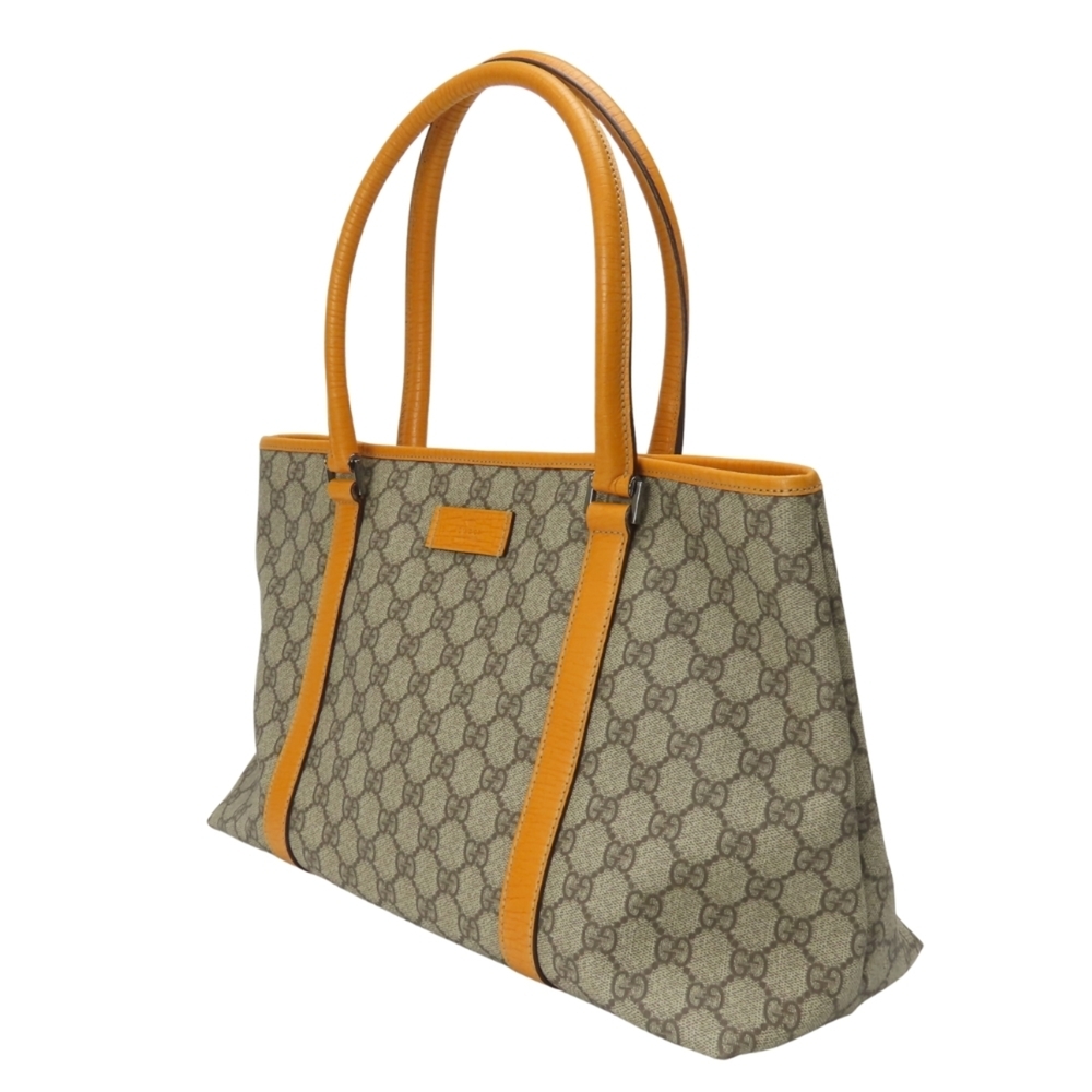 GUCCI Cream Leather Tote Bag - Picture 3 of 16
